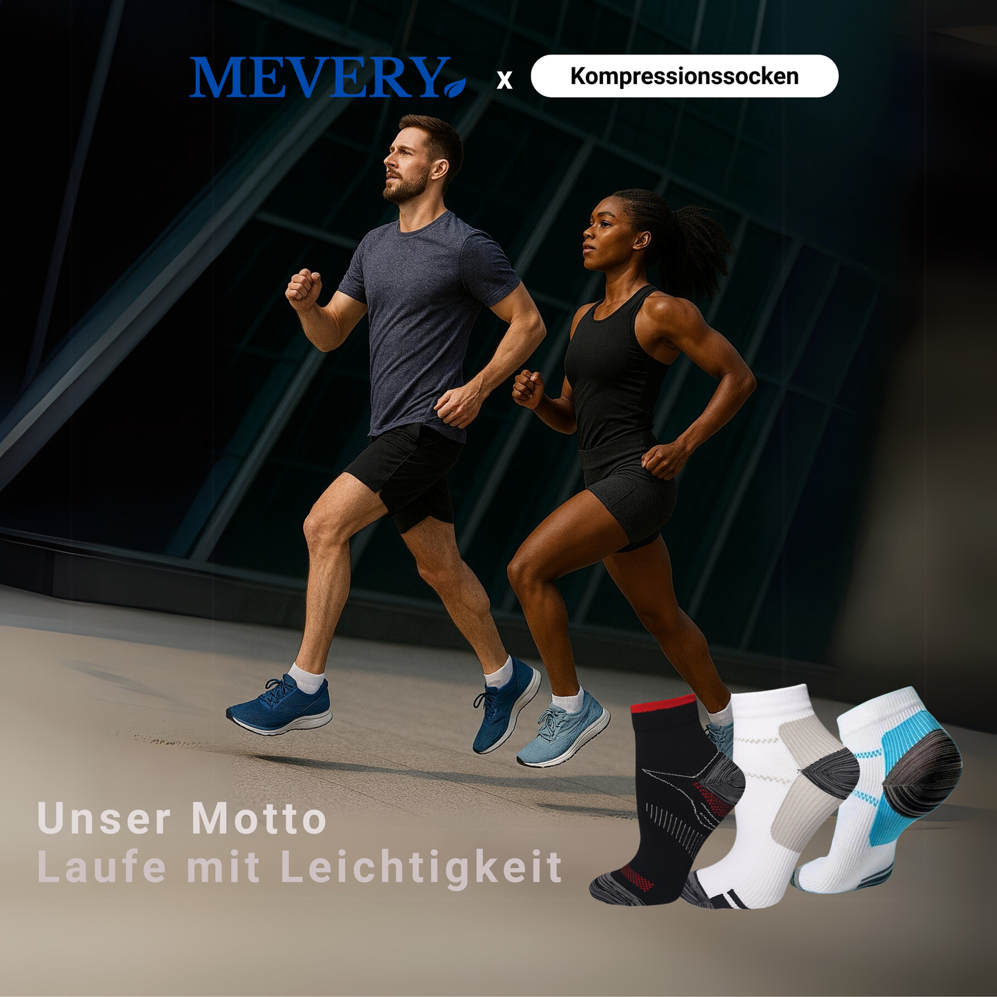 Kompressionssocken beim Sport – Mevery Performance Socken für Training und Laufkomfort