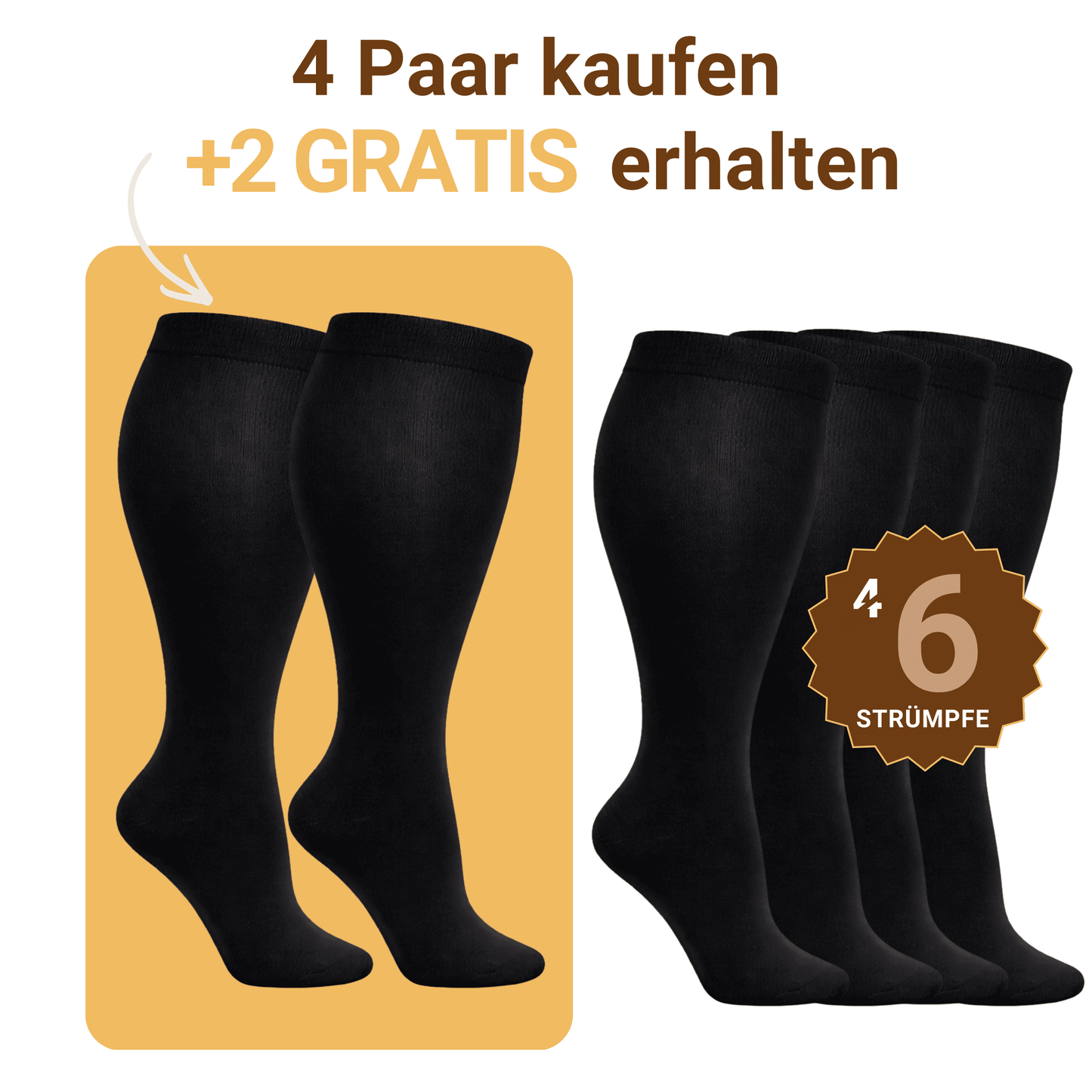 Mevery  - Classic Kompressionsstrümpfe Bundle 2