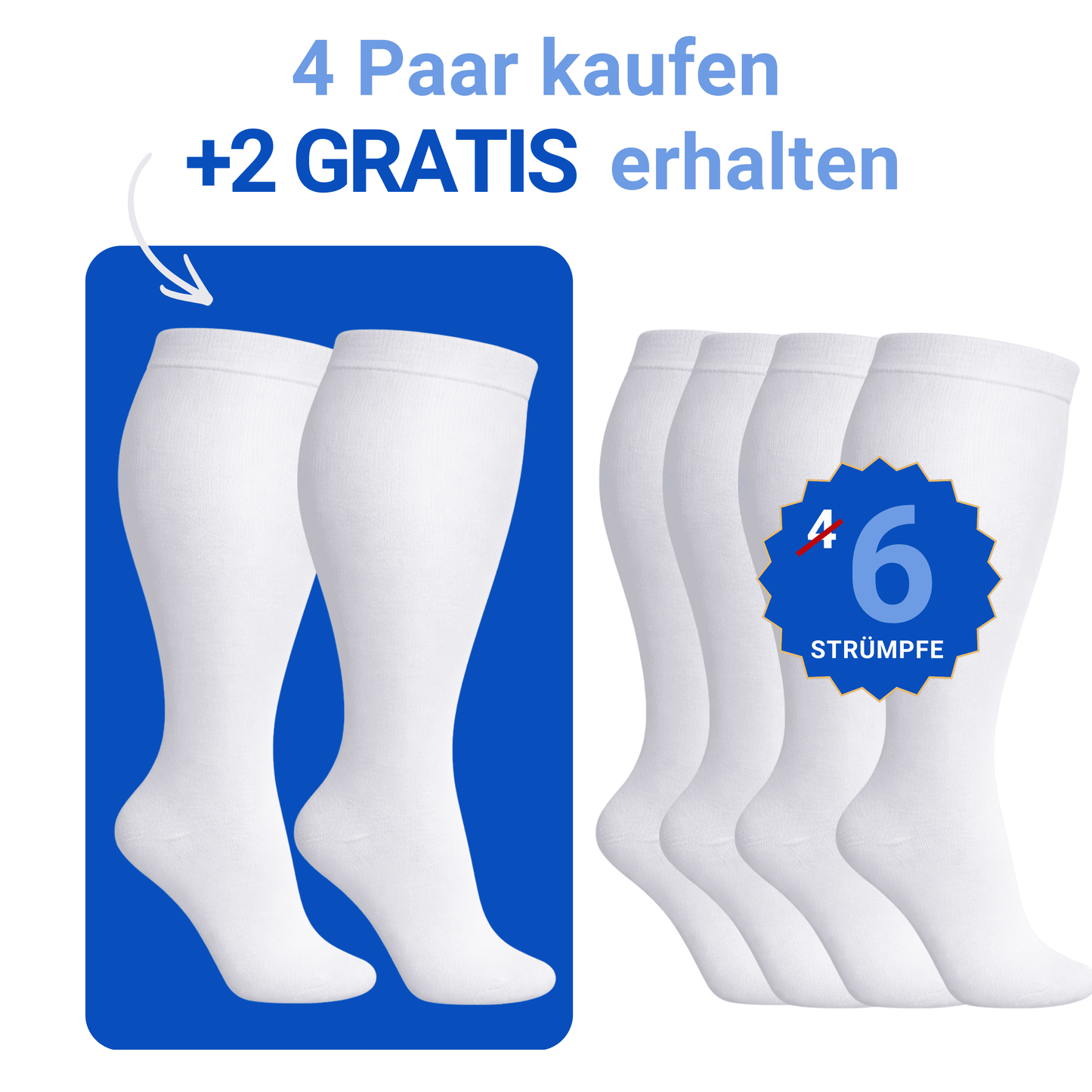 Mevery  - Classic Kompressionsstrümpfe Bundle 2