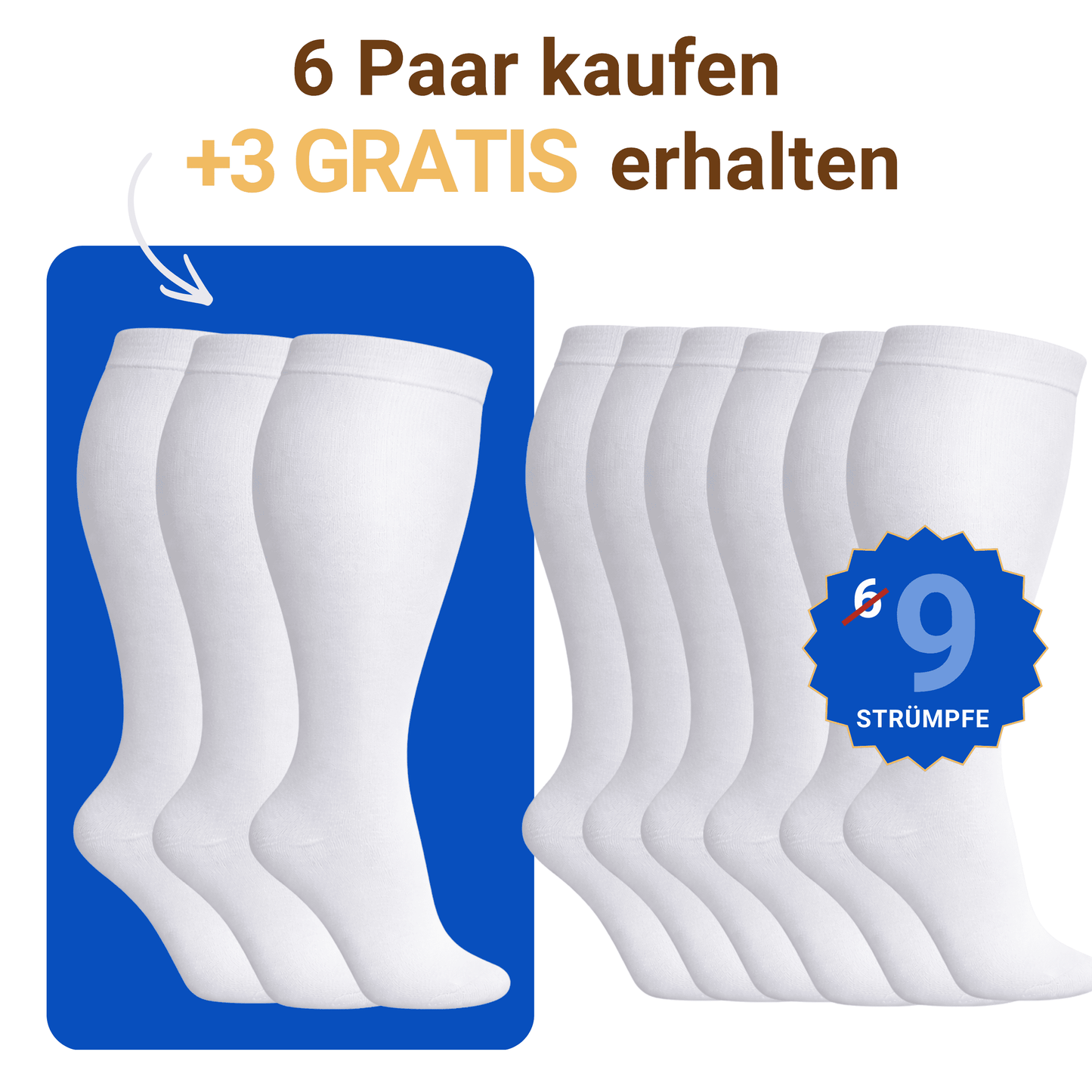 Mevery  - Classic Kompressionsstrümpfe Bundle 1