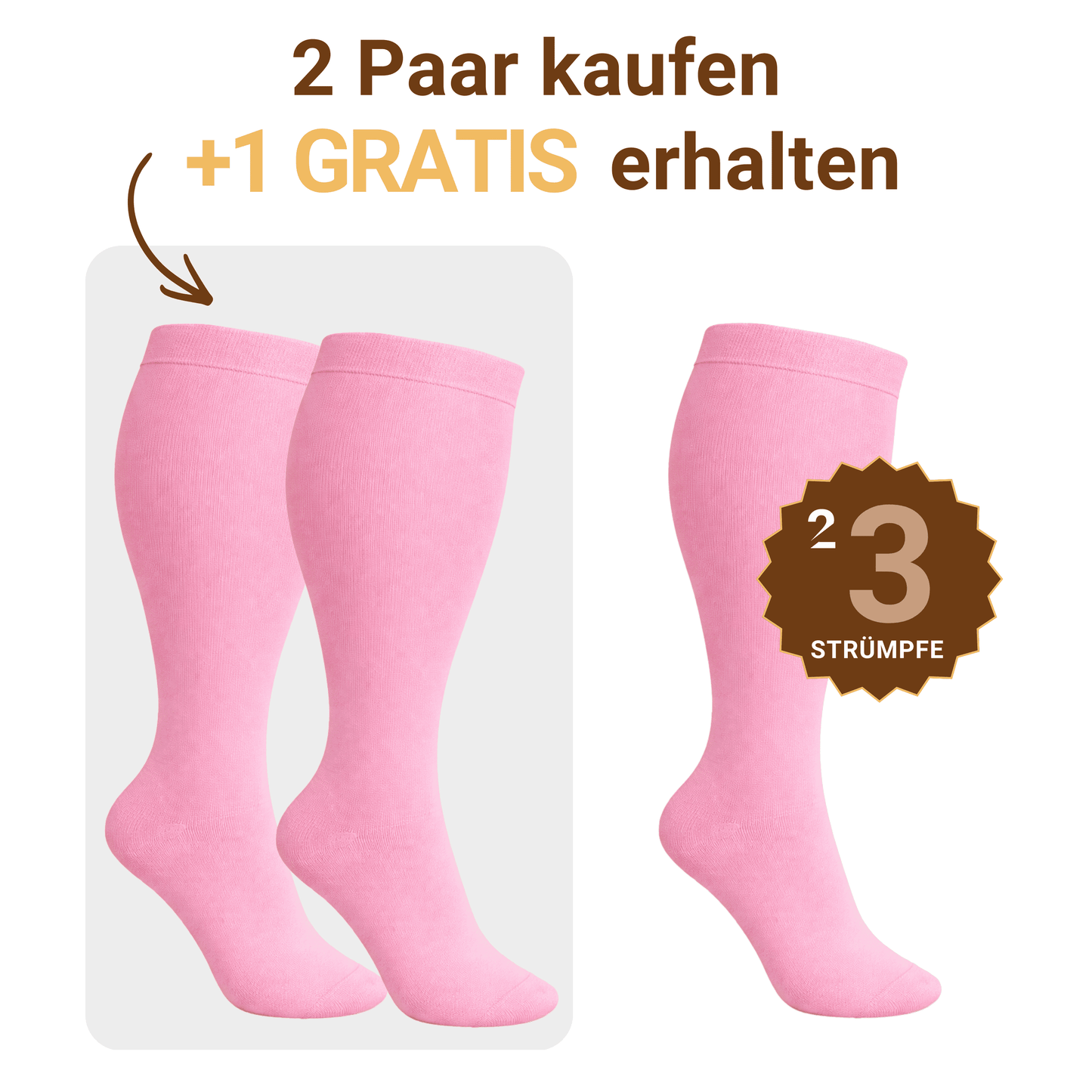 Mevery  - Classic Kompressionsstrümpfe Bundle 2