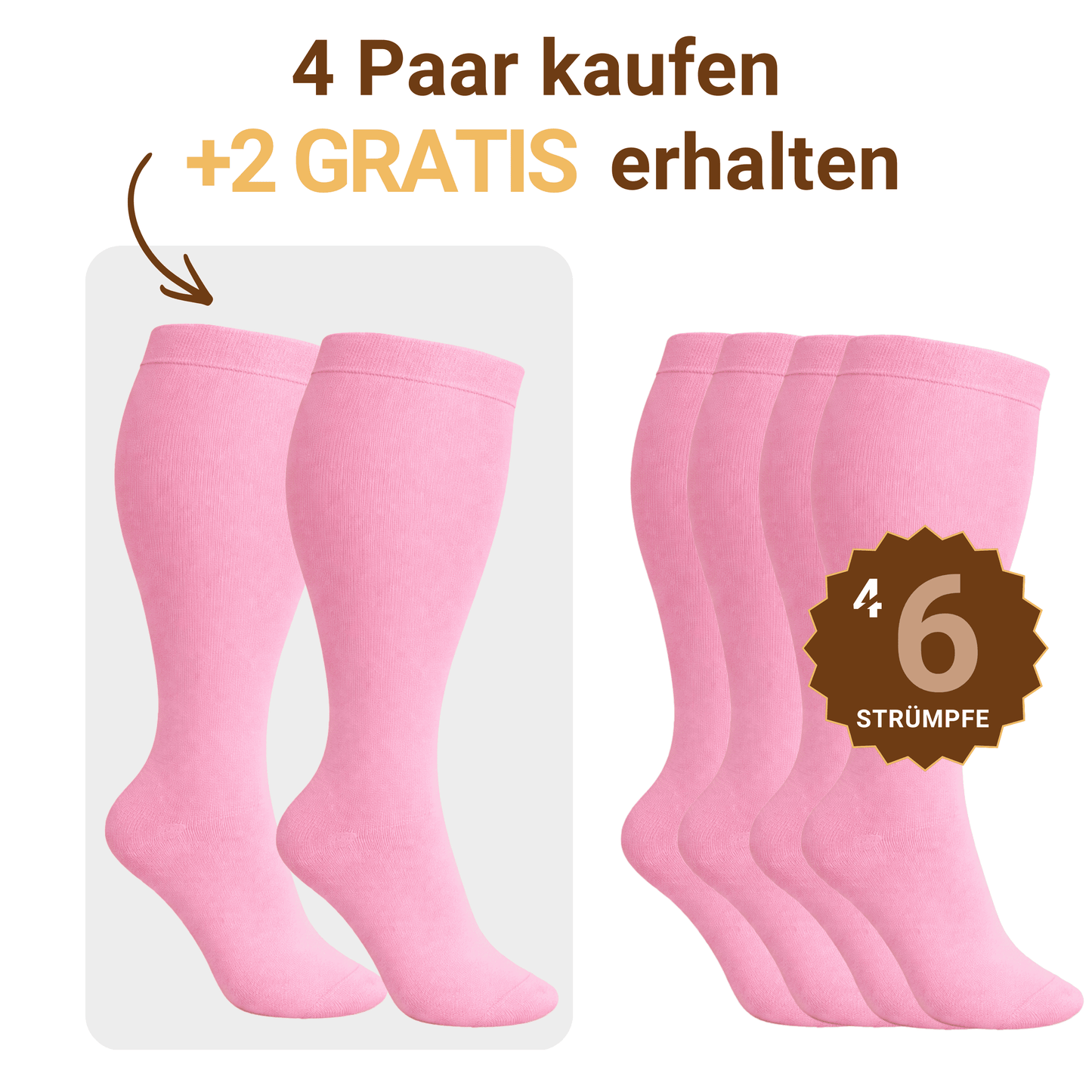 Mevery  - Classic Kompressionsstrümpfe Bundle 2