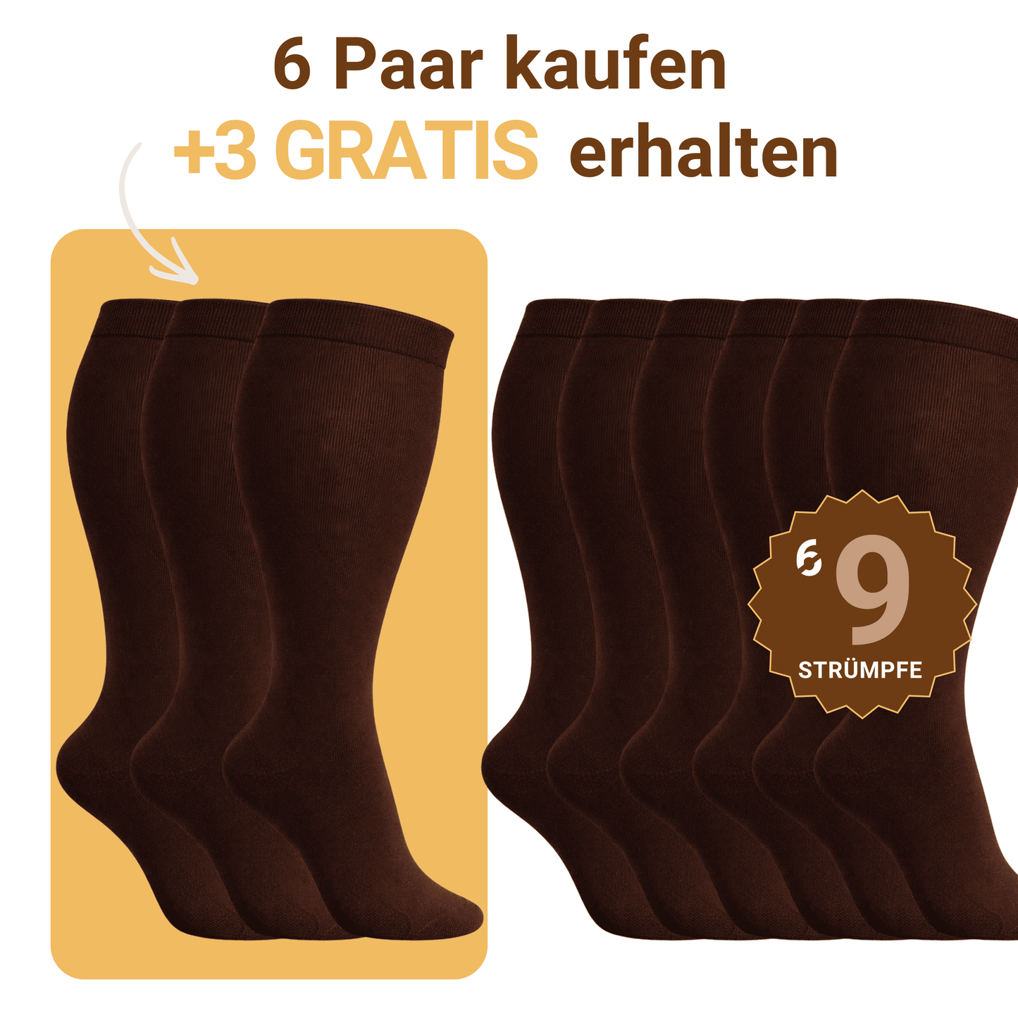 Mevery  - Classic Kompressionsstrümpfe Bundle 1