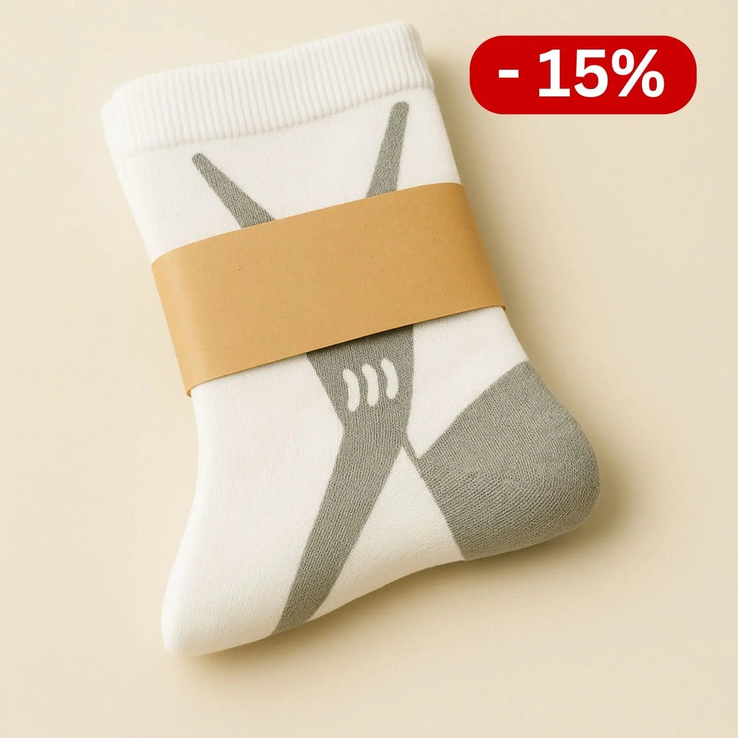 Mevery  - Kompressionsstrümpfe (Weiß)