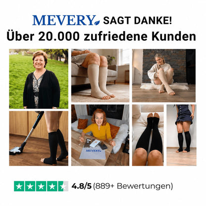 Mevery Kompressionsstrümpfe -  offen