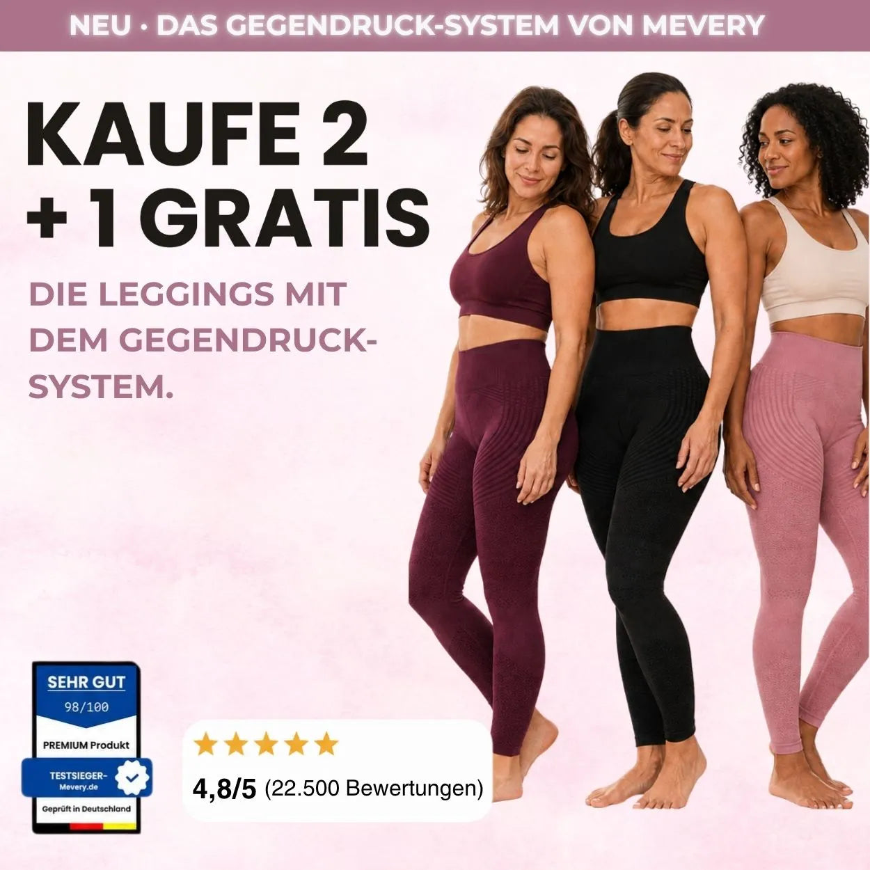 MEVERY | Gegendruck-System Kompressionsleggings