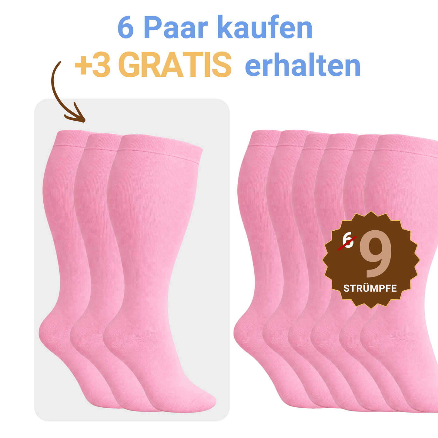 Mevery  - Classic Kompressionsstrümpfe Bundle 1