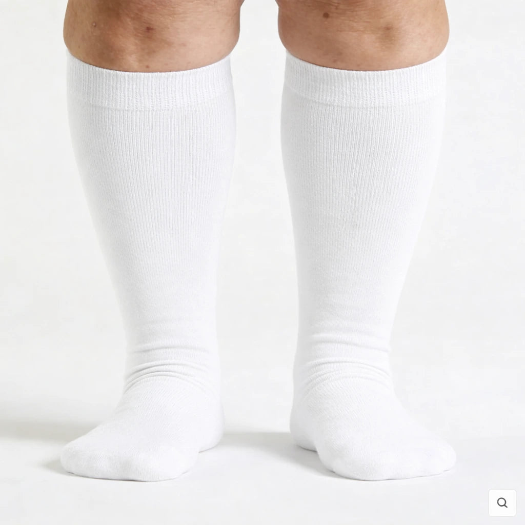 Mevery Kompressionsstrümpfe Weiß – für Herren und Damen